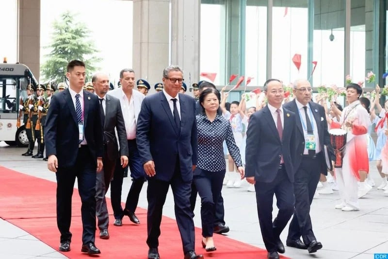 Akhannouch à Pékin pour représenter le Roi au Sommet du Forum sino-africain