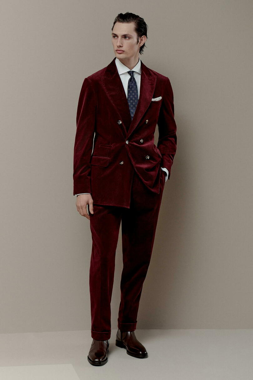 Le rouge à la manière de Brunello Cucinelli © DR