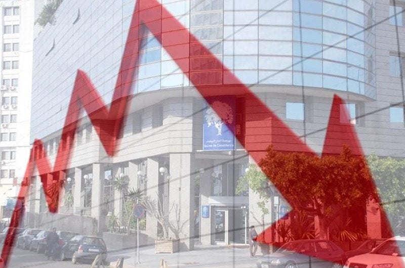 La Bourse de Casablanca finit en territoire négatif
