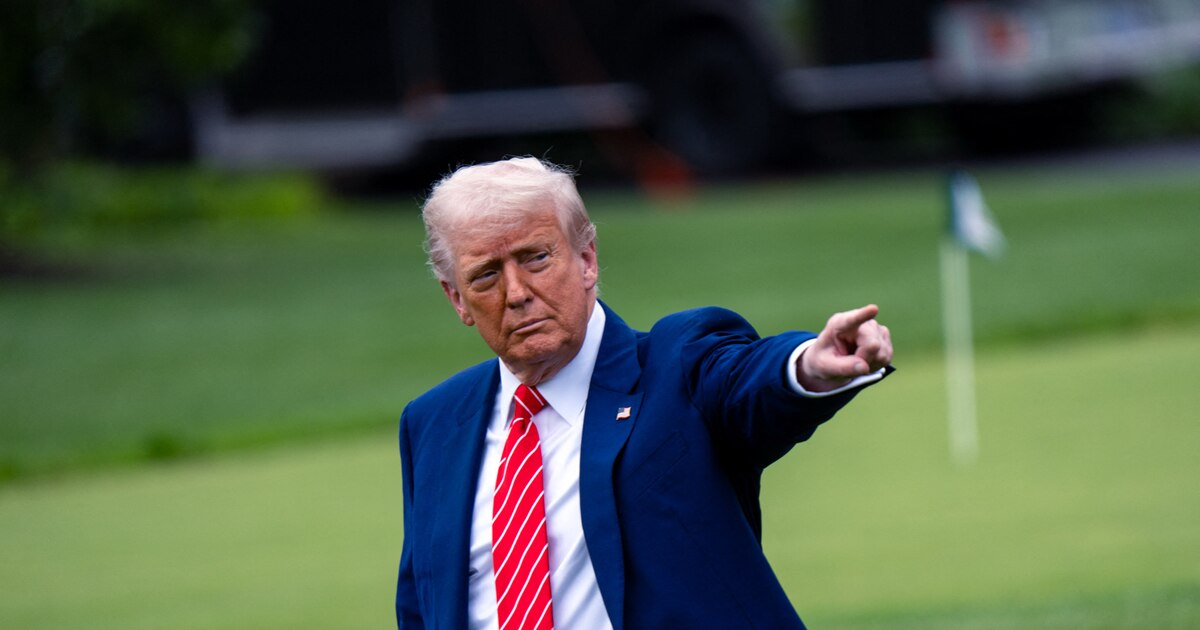 Le président américain Donald Trump à Washington, le 30 mai 2025.